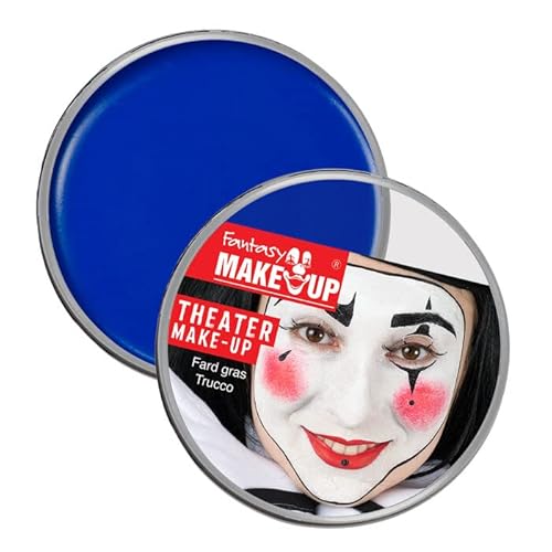 PAINT IT EASY NEU Kinderschminke Karneval Theater-Make-Up/Creme-Schminke auf Fettbasis, 25g, Blau von PAINT IT EASY