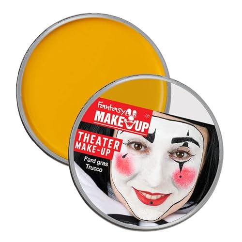 PAINT IT EASY NEU Kinderschminke Karneval Theater-Make-Up/Creme-Schminke auf Fettbasis, 25g, Gelb von PAINT IT EASY