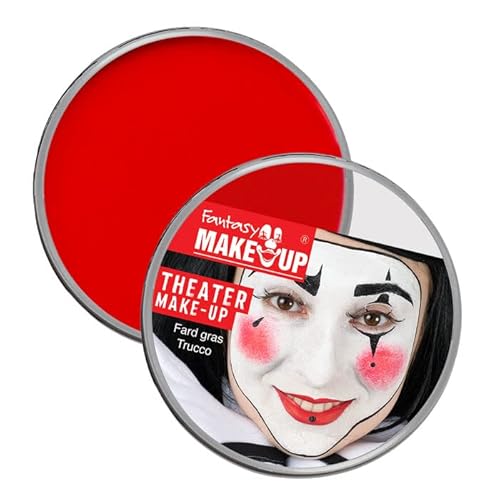 PAINT IT EASY NEU Kinderschminke Karneval Theater-Make-Up/Creme-Schminke auf Fettbasis, 25g, Rot von PAINT IT EASY