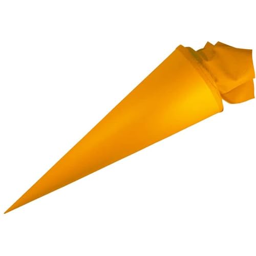 PAINT IT EASY NEU Schultüte/Zuckertüte rund geklebt mit Filzmanschette, 70cm, goldgelb PAINT IT EASY NEU Schultüte/Zuckertüte rund geklebt mit Filzmanschette, 70cm, goldgelb von PAINT IT EASY