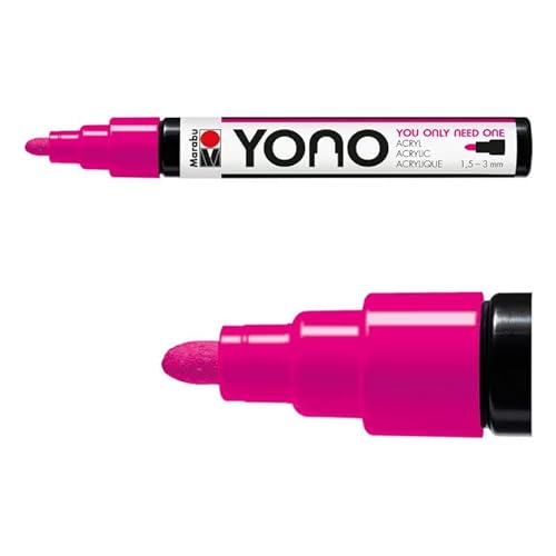 PAINT IT EASY NEU Stift Marker, 1,5-3,0 mm, NEON-Pink von PAINT IT EASY