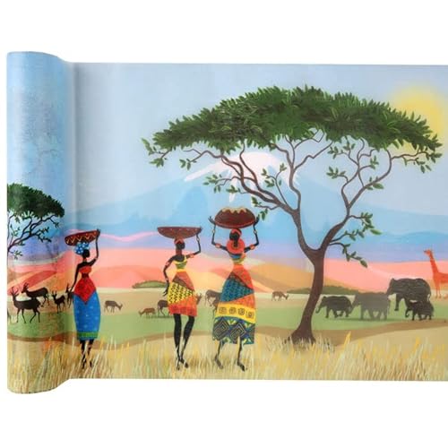 PAINT IT EASY NEU Tischläufer Afrika, 30cm x 5m von PAINT IT EASY