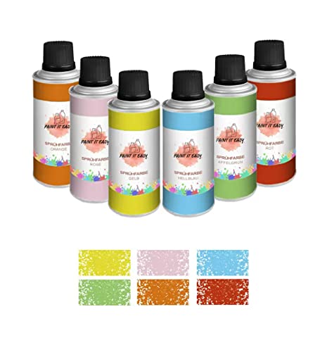 PAINT IT EASY Sprühfarbe, 150ml, Color Set von PAINT IT EASY