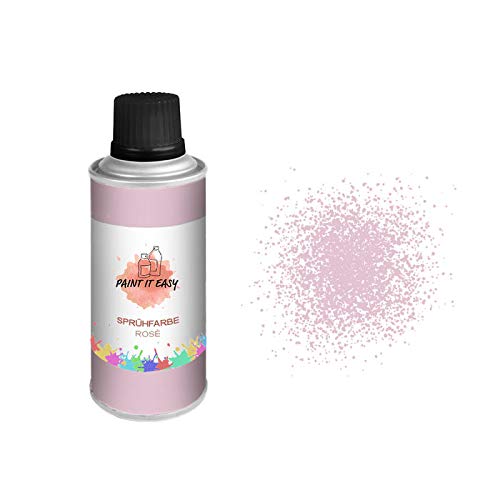 PAINT IT EASY Sprühfarbe, Sprühbastellack, Farbspray, 150ml, Rosé von PAINT IT EASY