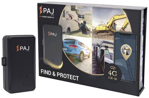 PAJ GPS POWER FINDER 4G GPS Tracker Fahrzeugtracker Schwarz 1St. von PAJ GPS