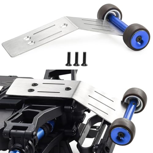 Palumma Aluminium RC Heads Up Rad für TRAXXAS Mini Maxx Monster Truck-107154-1 RC Car Upgrade Parts (Blau) von PALUMMA