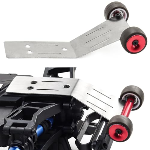 Palumma Aluminium RC Heads Up Rad für Traxxas Mini Maxx Monster Truck-107154-1 RC Car Upgrade Parts (rot) von PALUMMA