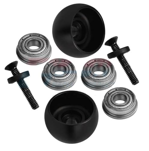 Palumma Laufrad für LOSI 1/4 Promoto-MX Motorrad, modifiziertes Zubehör Seitenräder Spezialkunststoffe für LOSI 1/4 Promoto-MX Upgrades Teile, Schwarz von PALUMMA