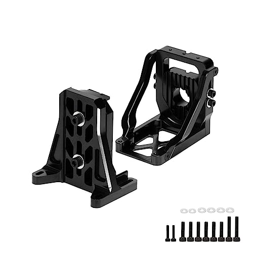 Palumma RC Motorhalterung für TRAXXAS, Aluminiumlegierung, vorne und hinten, RC-Motorhalterung für Traxxas X-Maxx 6S 8S / XRT 8S Upgrades Part (schwarz) von PALUMMA