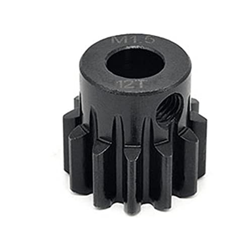 PAMENET 1 x Motor Gear M1.5, 8 mm, 12T, Ritzel, Motor Gear für 1/5 1/6 RC Car RC 55 56 Serie, bürstenloser Motor von PAMENET