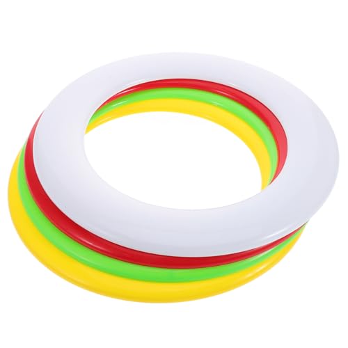 PAMINGONO 4 Stück Ring- Sportliche Flugscheibe Wurfspielzeug Für Draußen Spielzeug Mit Fliegenden Outdoor-flugscheibe Mini-flugscheiben Fliegende Scheibe Für Kinder Plastik von PAMINGONO