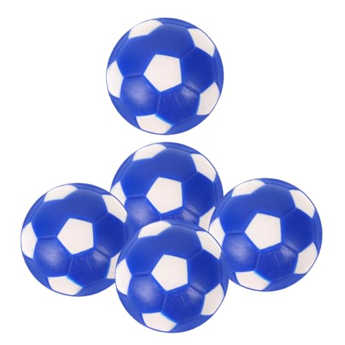 PAMINGONO 5st Fußballmaschine Fußballfisch Tischfußballbälle Tischfußballball Fußballball Für Erwachsene Kickerball Mini Zubehör Für Tischspiele Fußball Ball Kickerball-ersatz PVC Blue von PAMINGONO