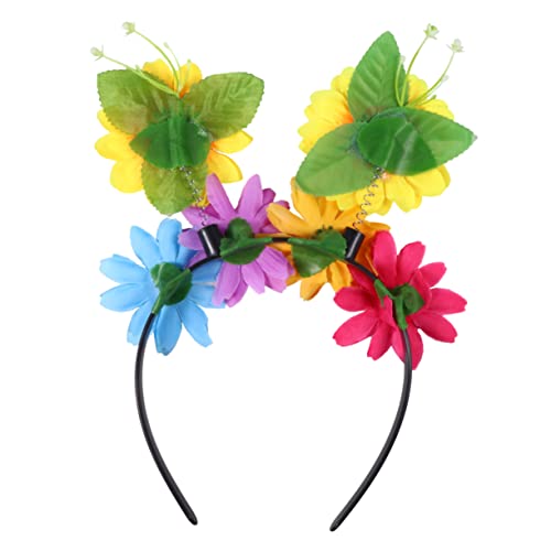 PAMINGONO Frühlings Kinder Haarreif Mit Sonnenblumen Bezauberndes Haaraccessoire Für Kinder Perfekt Für Partys Und Besondere Anlässe Ideales Für ädchen von PAMINGONO