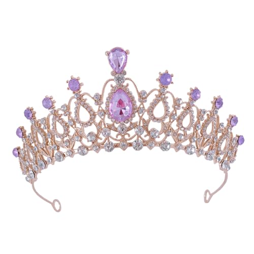 PAMINGONO Tiara für Kinder verkleidung kinder wedding hair accessories Hochzeitskopfschmuck Blumenmädchen-Kopfbedeckungen für die Hochzeit Mädchen Tiara Stirnband Mädchen Tiara Geburtstag von PAMINGONO