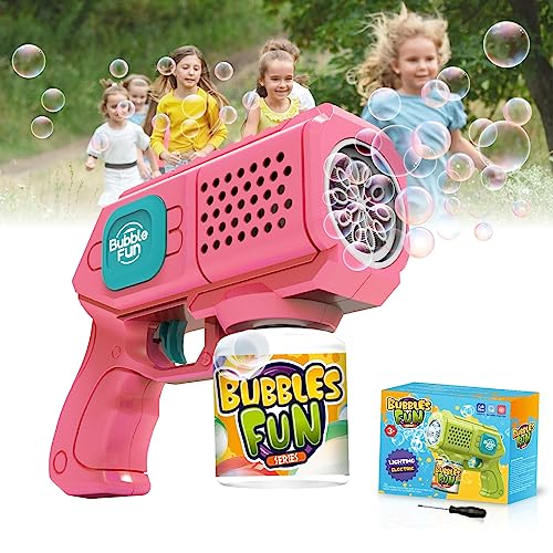 Panamalar Elektronische Seifenblasenpistole, Bubble Gun Kinder mit Seifenblasenlösung, Bubble Machine Toys 5000+ Blasen Outdoor Geschenk für Geburtstag/Party/Hochzeit, Bubble Gun 3-10Jahr Panamalar Elektronische Seifenblasenpistole, Bubble Gun Kinder mit Seifenblasenlösung, Bubble Machine Toys 5000+ Blasen Outdoor Geschenk für Geburtstag/Party/Hochzeit, Bubble Gun 3-10Jahr von PANAMALAR