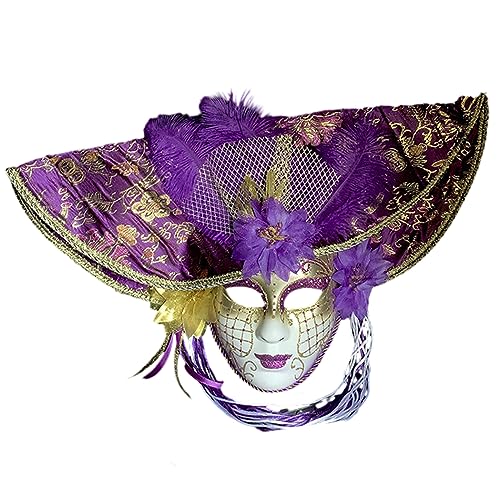 Maskerade für Männer und Frauen, Vintage-Komödie für Karneval, Halloween, Party-Requisite von PANHDK