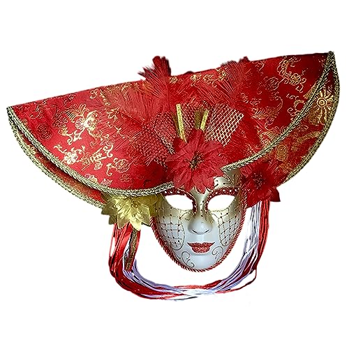 Maskerade für Männer und Frauen, Vintage-Komödie für Karneval, Halloween, Party-Requisite von PANHDK