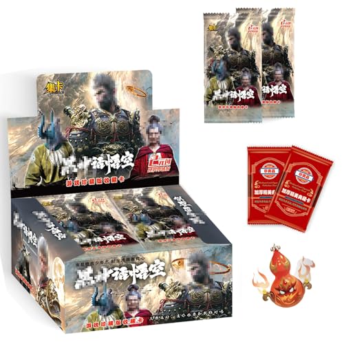 Der Höhepunkt der Black Myth-Serie, EIN komplettes Set aus Wukong-Kartenboxen und Sammelkarten (10) von PANIJIKEY