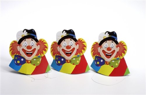 19326 - PAPSTAR - 5 Hütchen Clowngesicht von PAPSTAR