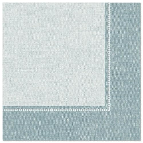 PAPSTAR 250 Servietten ROYAL Collection 1/4-Falz 40 cm x 40 cm arktikblau Linum von PAPSTAR