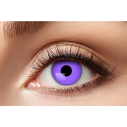 PAPSTAR NEU Kontaktlinsen Purple Gothic Farblinsen lila von PAPSTAR