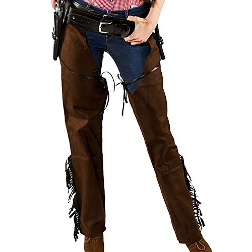 WOOOOZY Damen-Chaps Wildlederoptik, braun, Gr. 40-42 WOOOOZY Damen-Chaps Wildlederoptik, braun, Gr. 40-42 von PAPSTAR