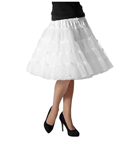 WOOOOZY Petticoat-Deluxe, mehrlagig, Knielang, weiß WOOOOZY Petticoat-Deluxe, mehrlagig, Knielang, weiß von PAPSTAR