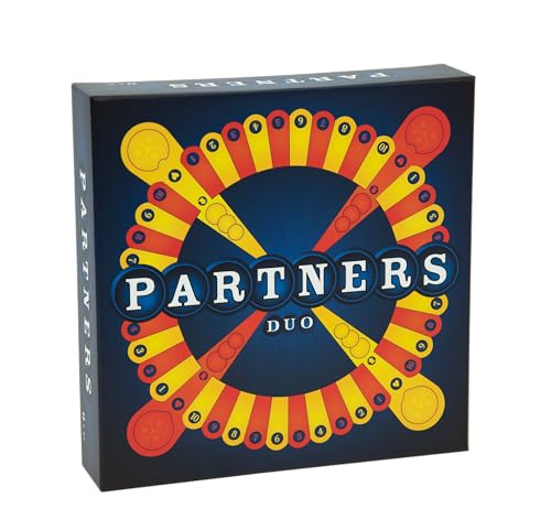 Partners Brettspiel für Erwachsene & Kinder ab 8 Jahren - Lustiges Gesellschaftsspiel für 2 Spieler | Leicht zu Lernendes Strategiespiel für Jung & Alt von PARTNERS