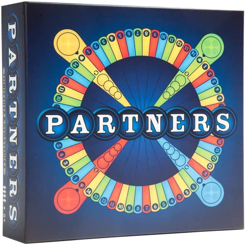 Partners Brettspiel für Erwachsene & Kinder ab 8 Jahren - Lustiges & Kooperatives Gesellschaftsspiel für 4 Spieler | Leicht zu Lernendes Strategiespiel für die Ganze Familie von PARTNERS