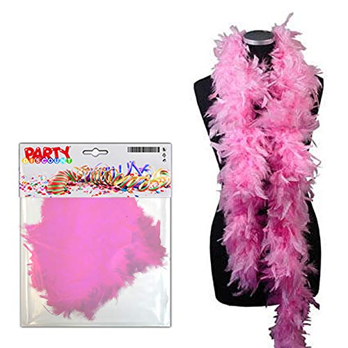 PARTY DISCOUNT ® Federboa, ca. 180 cm lang, rosa von PARTY DISCOUNT