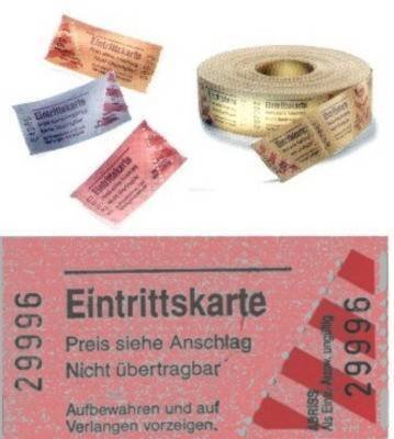 PARTY DISCOUNT ® Rollen-Eintrittskarten 1000 Abrisse, rot PREISHIT von PARTY DISCOUNT