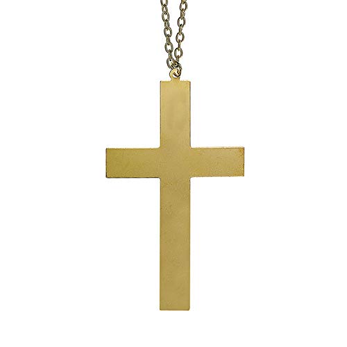 PARTY DISCOUNT Kette Priester-Kreuz, Gold von PARTY DISCOUNT