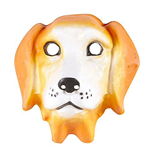 PARTY DISCOUNT Maske Hund aus Plastik, Kindergröße von PARTY DISCOUNT