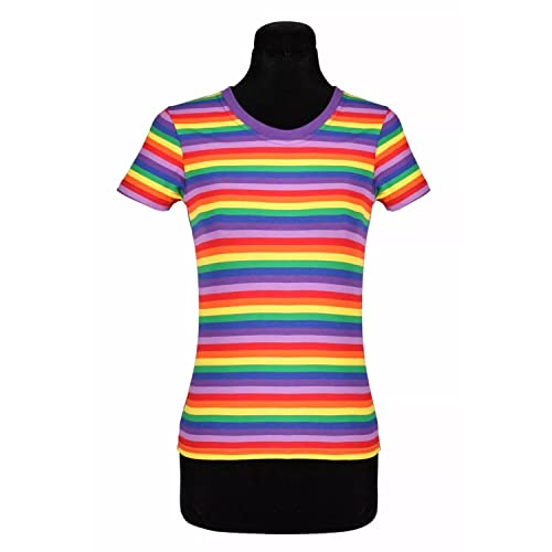PARTY DISCOUNT NEU Damen-Kostüm Ringelshirt Kurzarm, Regenbogenfarben, bunt, Größe: M PARTY DISCOUNT NEU Damen-Kostüm Ringelshirt Kurzarm, Regenbogenfarben, bunt, Größe: M von PARTY DISCOUNT