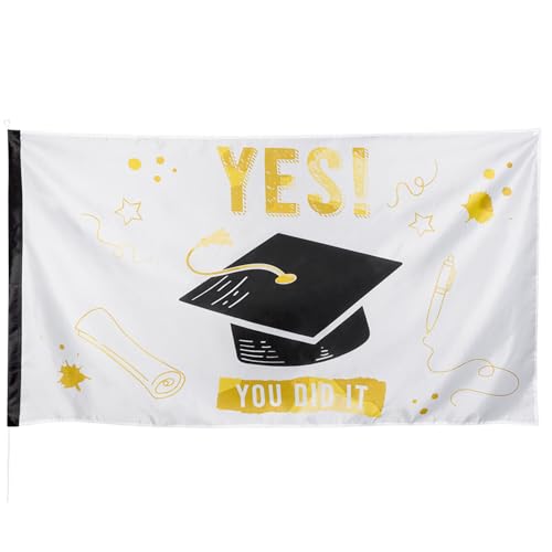 PARTY DISCOUNT NEU Fahne Graduation Yes You did it, 90x150cm von PARTY DISCOUNT