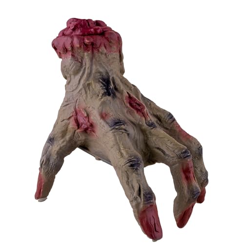 NEU Halloween-Deko Laufende Hand, mit Sound und Bewegung, ca. 17x12x16cm von PARTY DISCOUNT