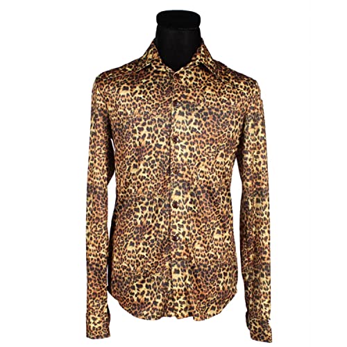 PARTY DISCOUNT NEU Herren-Kostüm Hemd Leopard, Größe: XXXL von PARTY DISCOUNT