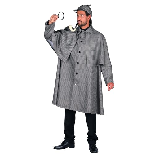 PARTY DISCOUNT NEU Herren-Kostüm Sherlock Holmes, Detektiv-Mantel, Gr. M von PARTY DISCOUNT