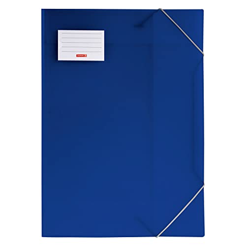 PARTY DISCOUNT NEU Sammelmappe FACT!pp DIN A3 aus Kunststoff, blau, mit Gummizug von PARTY DISCOUNT