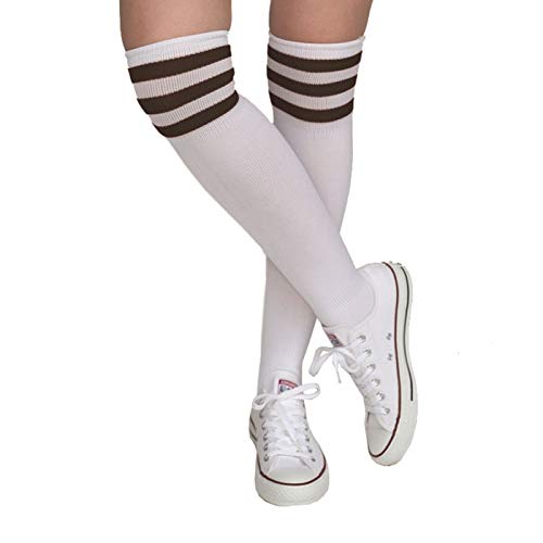 PARTY DISCOUNT NEU Socken Fussball, weiß mit schwarzen Streifen von PARTY DISCOUNT