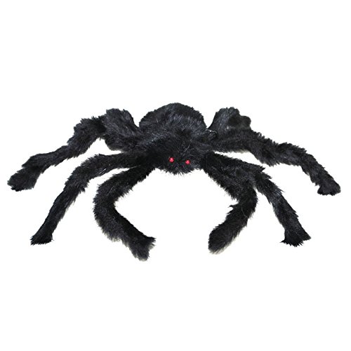 Party Discount NEU Spinne Plüsch, 30 cm, schwarz von Party Discount