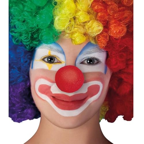 PARTY DISCOUNT Nase Clown aus Schaumstoff, 1 Stück, rot von PARTY DISCOUNT