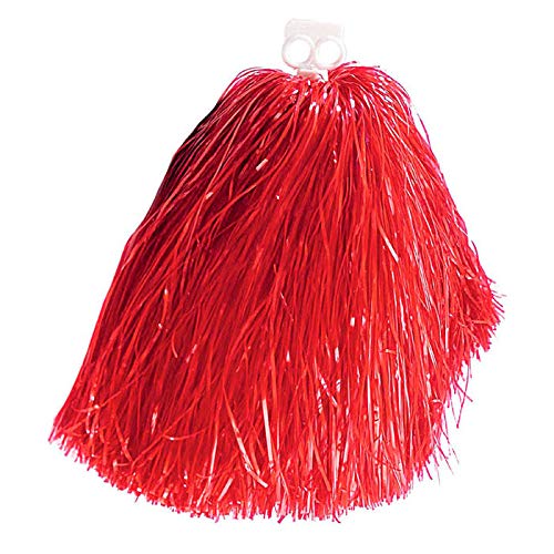 PARTY DISCOUNT Pom Pom mit Fingergriff, rot von PARTY DISCOUNT