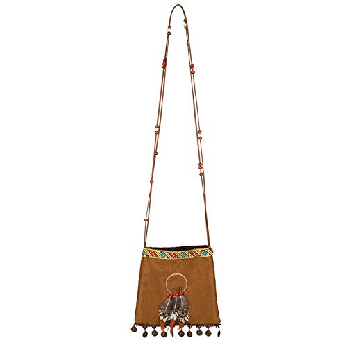 PARTY DISCOUNT Tasche Indianerin, mit Reissverschluss, 21cm von PARTY DISCOUNT