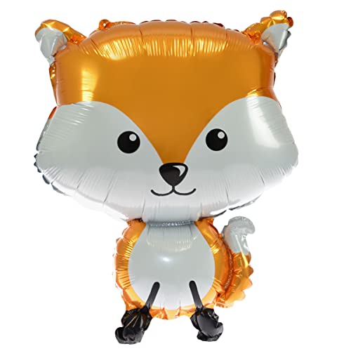 Party Time BLF3608LIS-2885 Folienballon-Waldtiere-Fuchs, Mehrfarbig von PARTY TIME