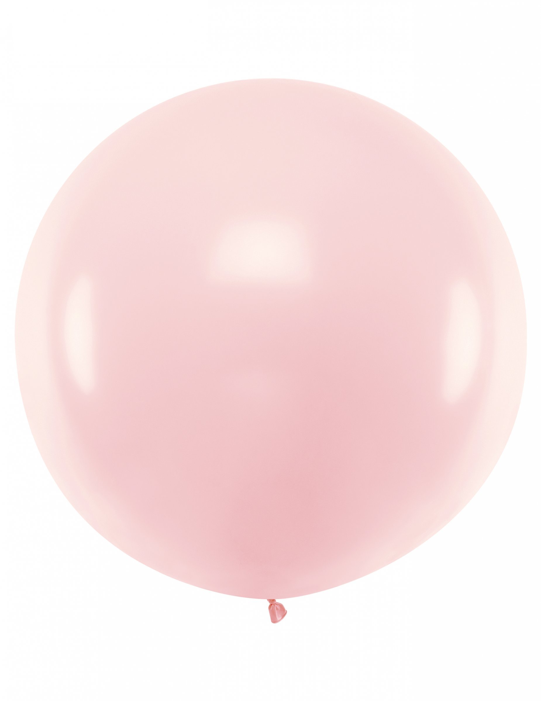 Riesiger Latexballon rosafarben 60 cm von PARTYDECO