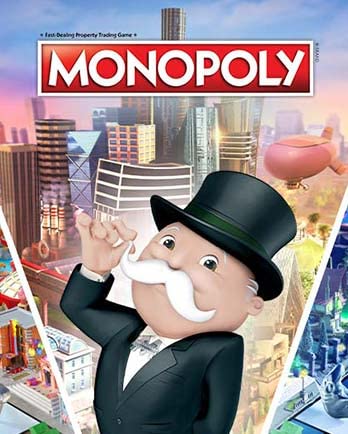 Esspapier für Kuchendekoration, Tischspiele (Monopoly) von PARTYLANDIA