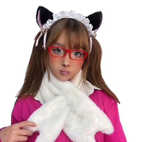 PASHFSA Subkulturen Brillengestell Anime Cosplay Kostüm Brillen Lustige Brillen Kein Objektiv Brillengestell Geschenke von PASHFSA