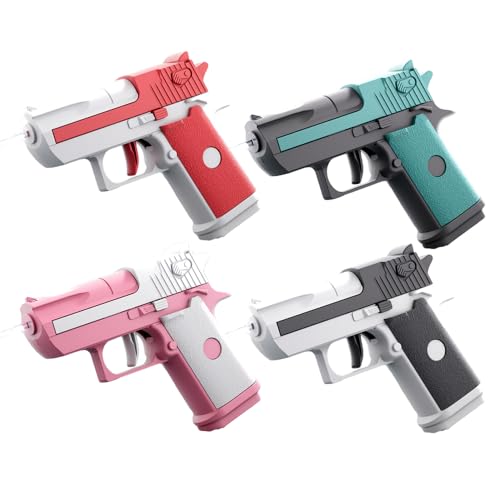 Wasserspritzpistole Klein Kinder, 4 Stück Spielzeug Wasserpistole Set, Water Gun Kids, Mini Wasserpistole, Spritzpistole Kinder, Wasserpistolen für Sommerpartys im Freien Wasserspritzpistole Klein Kinder, 4 Stück Spielzeug Wasserpistole Set, Water Gun Kids, Mini Wasserpistole, Spritzpistole Kinder, Wasserpistolen für Sommerpartys im Freien von PASLFC