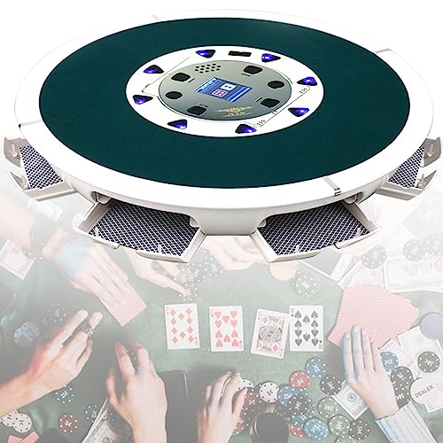 PASPRT Intelligenter Kartenhändler, 360° intelligenter, universeller automatischer Poker-Kartenhändler, leistungsstark, geeignet für Familienunterhaltung von PASPRT